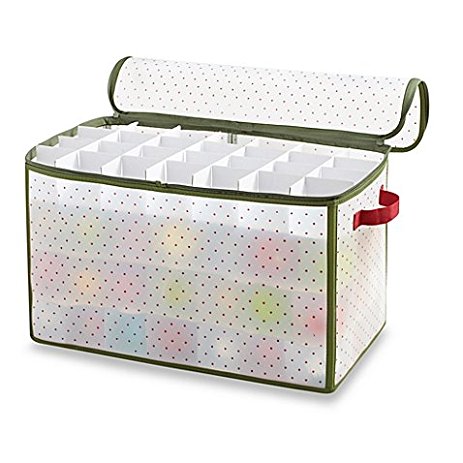 Real Simple Holiday 112-Count Ornament Storage Box