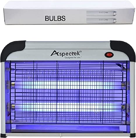 ASPECTEK Upgraded 20W Electronic Bug Zapper Insect Mosquito, Fly, Moth, Wasp Beetle & Other pests Killer for Indoor Residential & Commercial