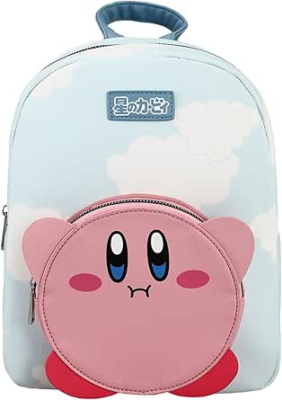 Kirby Cloud AOP Mini Backpack with Die-Cut Pocket