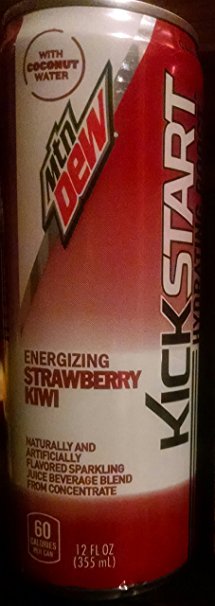 Mountain Dew Kickstart Hydrating Boost Strawberry Kiwi 4 pack (12 oz each)