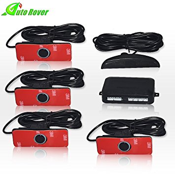 Car Parking Sensor,Auto Rover LED Monitor With Original 4 Sensors Backup Radar Monitor Parking Sensor System Reverse Assistance