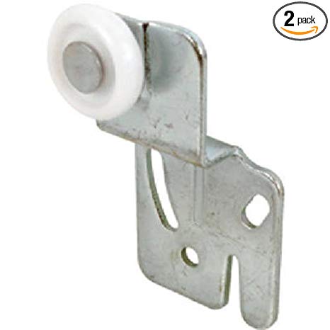 Slide-Co 16216-B Closet Door Roller, Back, 1/2-Inch Offset, 7/8-Inch Nylon Wheel,(Pack of 2)