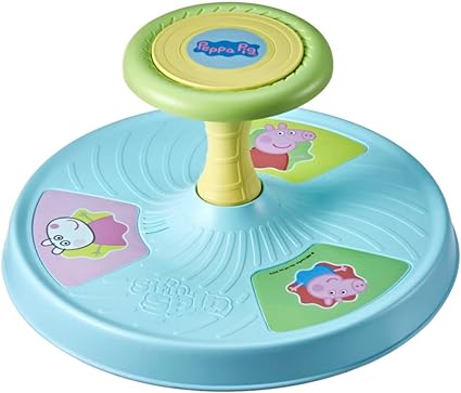 Playskool Peppa Pig Sit n Spin Musical Classic Spinning Activity Toy for Toddlers Ages 18 Months and Up (Amazon Exclusive)