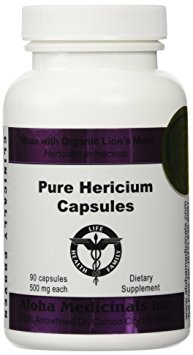 Pure Hericium 500mg capsules, 90 count