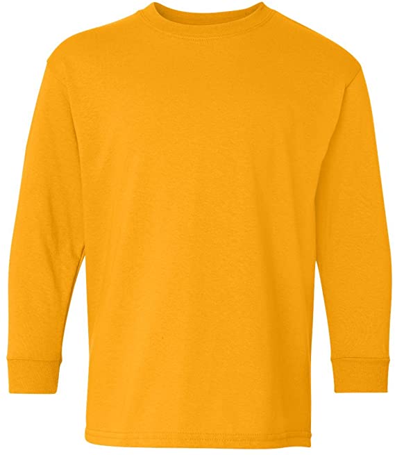 Gildan Boys Heavy Cotton Long Sleeve T-Shirt