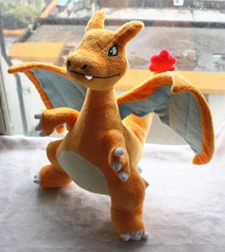 New Pokemon Charizard Orange Dragon Vintage Plush Stuffed Doll Toy Figure Gift