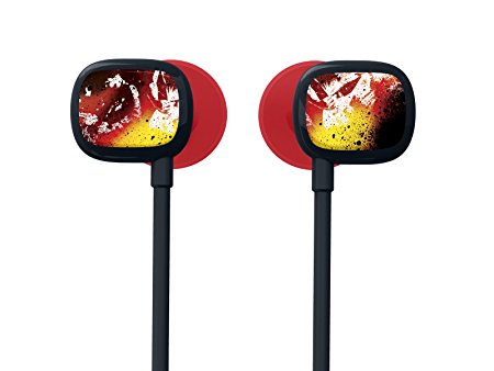 Ultimate Ears 100 Noise-Isolating Earphones - Crimson Rock Red/Yellow (Discontinued by Manufacturer)