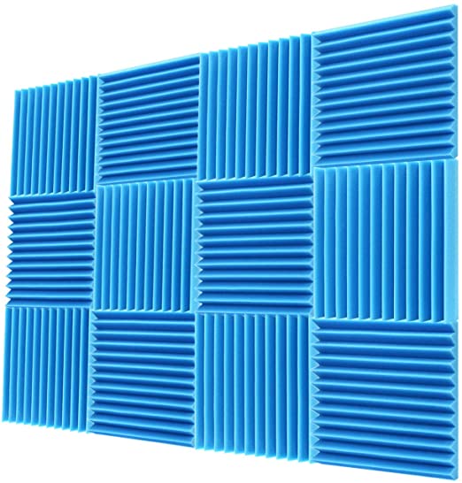 Acoustic Foam Panels 2”x12”x12”– Acoustic Panels, Sound Proof Padding, Sound Proof Foam Panels, Soundproofing Foam Panel, Studio Foam, Soundproof Foam, Acoustic Panel, Sound Foam Wedges
