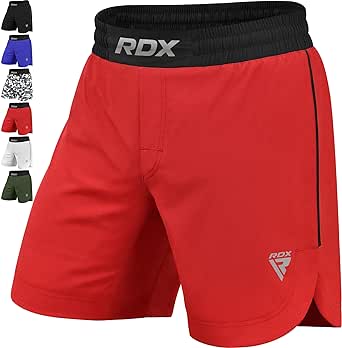 RDX MMA Shorts for Training and Kick Boxing, Trunks for Bodybuilding, Cage Fighting, Muay Thai,BJJ Grappling, Combat Sports