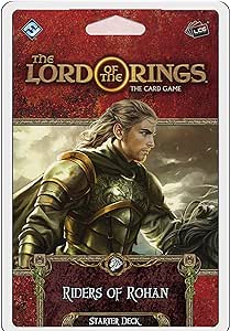 The Lord of the Rings The Card Game Riders of Rohan STARTER DECK - Cooperative Adventure Game, Strategy Game, Ages 14 , 1-4 Players, 30-120 Min Playtime, Made by Fantasy Flight Games