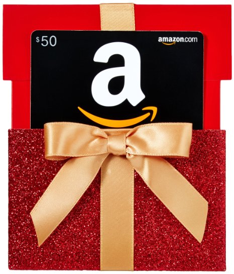 Amazon.com Gift Card in Gift Box Reveal (Classic Black Card Design)