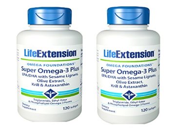 Omega-3 Plus EPA/DHA, Sesame Lignans, Olive Extract, Krill, Astaxanthin