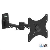 EZ Mounts - Full Motion Tilt Swivel Articulating TV Wall Mount Bracket With Removable Face Plate for EZ On-Off Installations Prefect for Trailers, RV's Campers, Extends to 18", Fit's most 19" 22" 26" 32" 36" 37" 39" 40"42" inch Vesa Compliant 200mm LED LCD Plasma TV, fits any Vesa Pattern 200 x 200 mm / 200 x 100 mm / 100 x 100 mm / 75 x 75 mm Universal fit for Samsung, Sony, Sharp, TLC, Panasonic, LG,