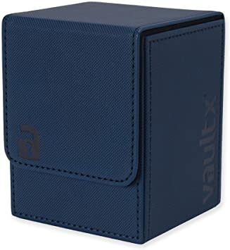 Vault X ® Premium eXo-Tec ® Deck Box - Large Size for 100  Sleeved Cards - PVC Free Card Holder for TCG (Blue)