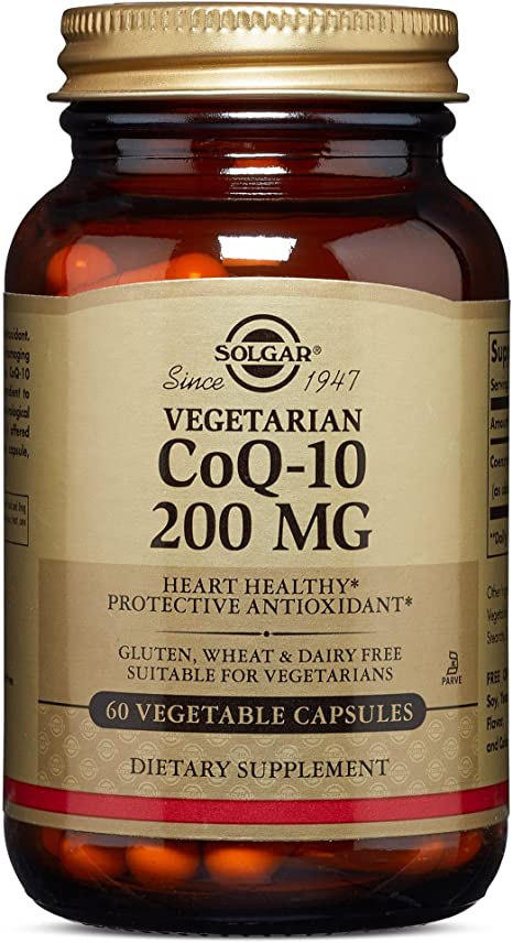 Solgar – Vegetarian CoQ-10 200mg, 60 Vegetable Capsules (FFP)