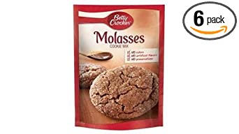 Betty Crocker Cookie Mix Molasses 17.5 oz Pouch (pack of 6)