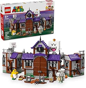 LEGO Super Mario King Boo’s Haunted Mansion, Ghost Toy for Kids, Super Mario Toys, Includes a Baby Yoshi, Nintendo Video Game Toy Set, Super Mario Gift for Boys, Girls and Gamers Ages 8 and Up, 71436