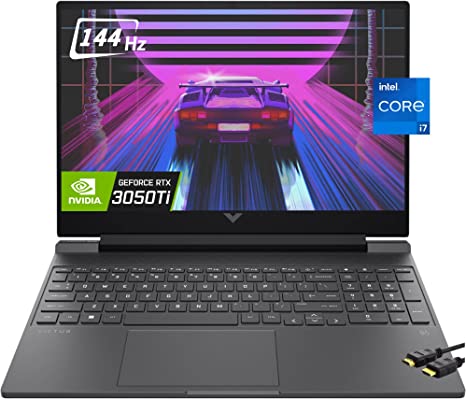 HP Victus 15.6" FHD IPS 144Hz Premium Gaming Laptop, 12th Gen Intel 10-Core i7-12650H, NVIDIA GeForce RTX 3050 Ti, Backlit KB, WiFi 6, Enhanced Thermals, Windows 11 Home(64GB|1TB SSD)