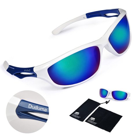 Duduma Polarized Sports Sunglasses for Running Cycling Fishing Golf Tr90 Unbreakable Frame