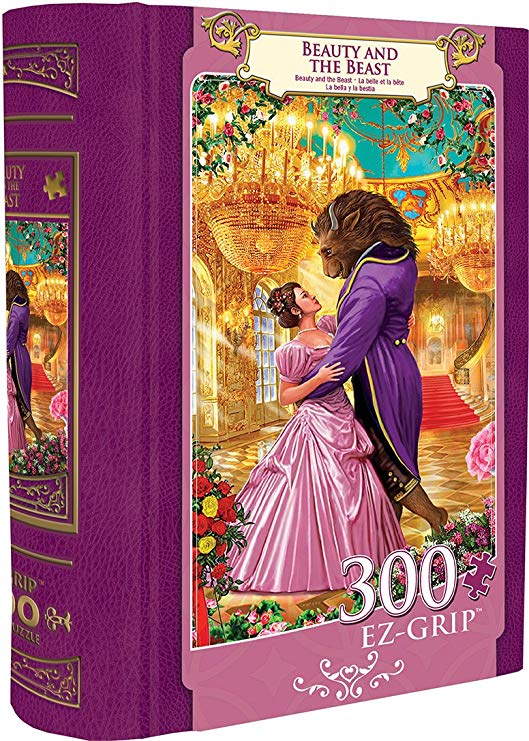 MasterPieces Beauty and The Beast Large 300 Piece EZ Grip Book Box Jigsaw Puzzle