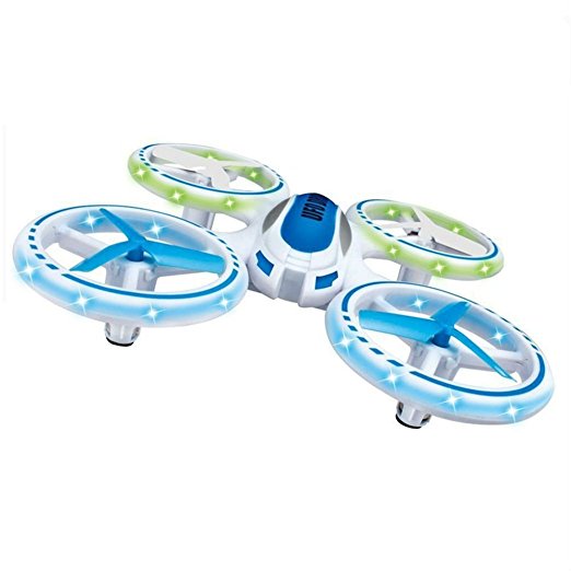 RCtown LED Drone for Kids, Beginners Stunt Flier Glow in the Dark 360 Flip UFO Mini Drone Helicopter with LED Lights (White, Blue) (blue)