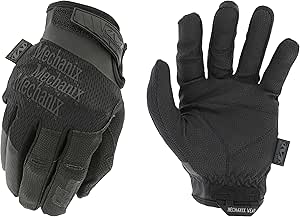 Mechanix Wear: Tactical Specialty 0.5mm High-Dexterity Work Gloves with Secure Fit and Precision Feel, Tactical Gloves for Airsoft, Paintball, Utility Use, Gloves for Men (Black, XX-Large)