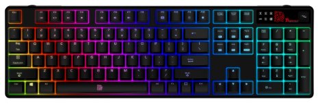 Tt eSPORTS POSEIDON Z RGB LED Illuminated Color Change BLUE SWITCH Mechanical Gaming Keyboard (KB-PZR-KLBRUS-06)