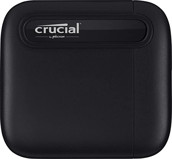 Crucial CT4000X6SSD9 X6 4TB Portable SSD – Up to 800 MB/s – USB 3.2 – External Solid State Drive, USB-C