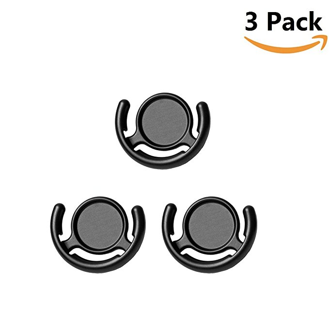EVERMARKET 3 Pack of Premium New Pop Clip Holder with Anti-fall Phone Air Sac for Expanding Stand Pop Grip Mount Sockets - Black