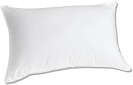 Luxuredown White Goose Down Pillow, Medium Firm, 650 Fill Power - Queen Size