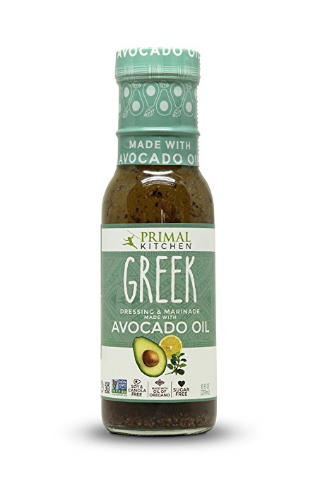 Primal Kitchen - Greek, Avocado Oil-Based Dressing and Marinade, Whole30 and Paleo Approved (8 oz)