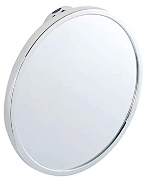 Croydex Twist 'N' Lock Anti-Fog Mirror, Chrome