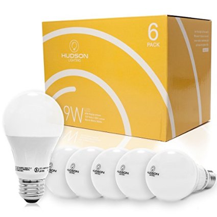 LED Light Bulbs 6-PACK -NON dimmable - 60 Watt Equivalent - A19 - 800 Lumens - Soft White 3000k - 9 Watt - PREMIUM LED Bulb for home or business - Indoor and outdoor - UL Listed