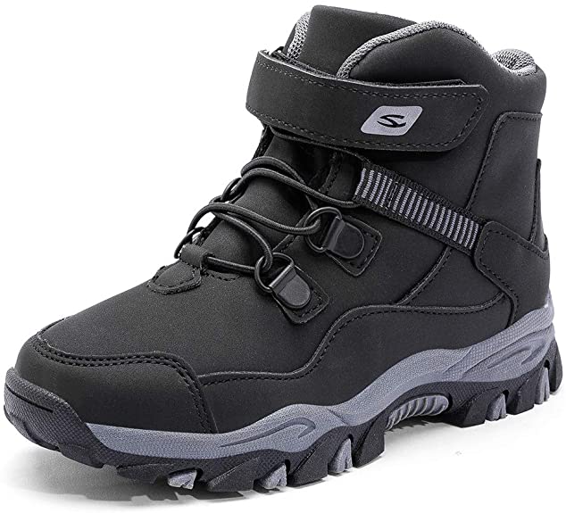 GUBARUN Boys Snow Boots Kids Hiking Boots Warm Shoes Slip Resistant Warterproof