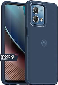 Motorola Moto G Stylus (2023) Textured Protective Case- Dusk Blue - Precision fit Shock Absorbing Cases for Enhanced Phone Grip, Style, Drop Protection for Your Moto G Stylus 2023