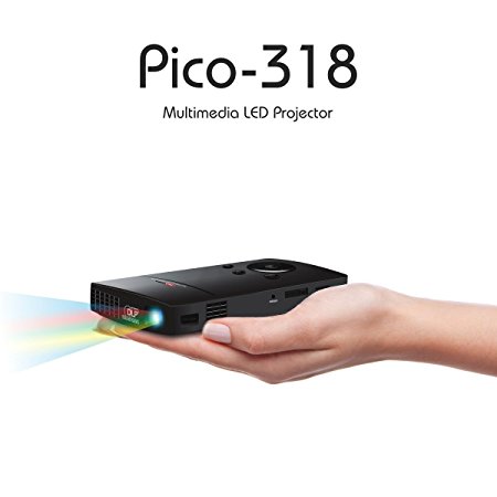 Portronics Pico POR-318 Portable Projector (Black)