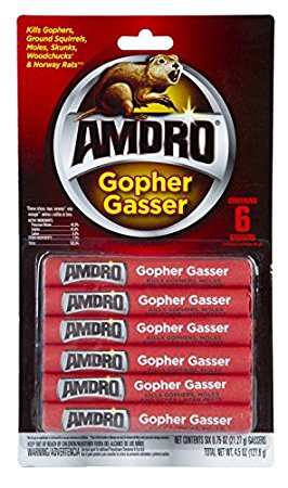 Amdro Gopher Gasser Contains 6 Gassers 0.75oz