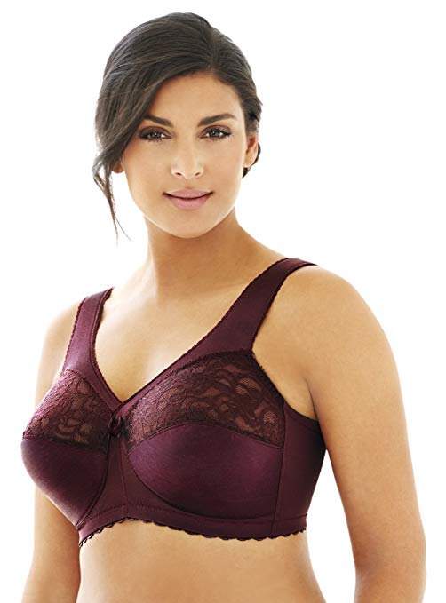 Glamorise Women's Plus Size Magic Lift Full-Figure Support Bra #1000