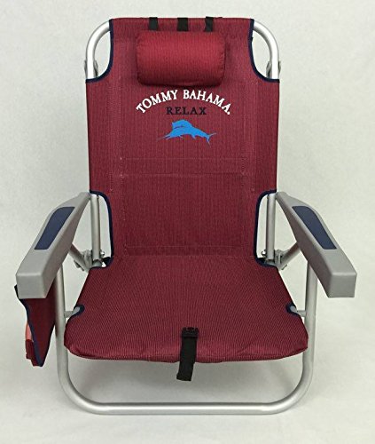 Tommy Bahama 2015 Backpack Cooler Chair with Storage Pouch and Towel Bar
