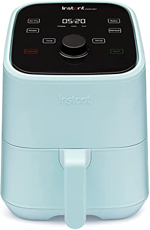 Instant Vortex 4-in-1 Air Fry, Roast, Toast, Crisp, Dehydrate, Reheat, 2 Quart, Aqua