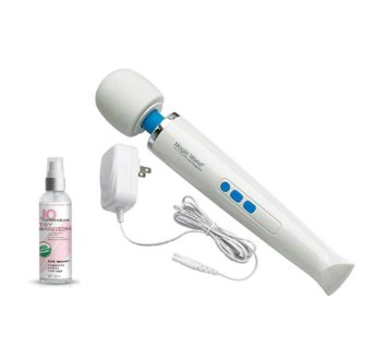 New Hitachi Rechargeable Original Magic Wand Muscle Massager HV-270 2015  System JO USDA Certified Organic Toy Cleaner - 17 oz Spray