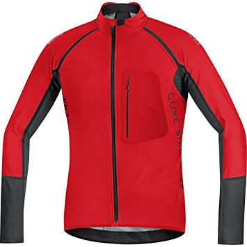 Gore Bike Wear Men's Alp-x Pro Wind Stopper Soft Shell Zip-Off Jersey