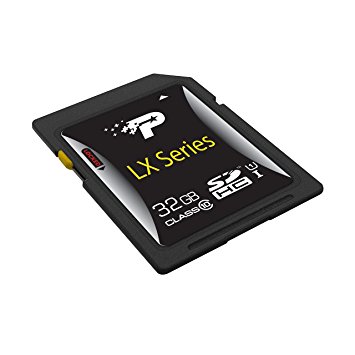 Patriot LX Series 32GB SDHC Card Class 10 UHS-I Ultra Fast Speed for QHD Video Production and High Resolution Pictures