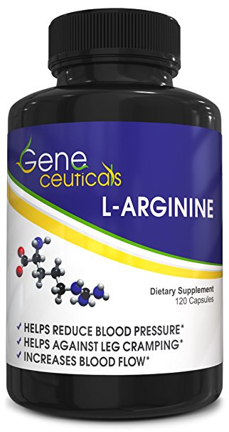 Potent L-Arginine Supplement – 400 mg Vegetarian Capsules - Faster Muscle Growth - Increases Nitric Oxide Levels – Added L-Citrulline and Calcium – 100% Satisfaction Guarantee!