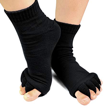 N.A.H.C. Toe Alignment Five Toe Socks Toes Separator Spacer Stretch Tendon Pain Relief