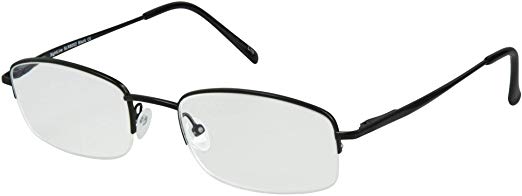 Sightline 6002 Progressive Multi Focus Reading Glasses Lightweight Semi-Rimless