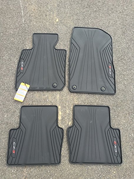 MAZDA CX-3 ALL WEATHER FLOOR MATS OEM NEW