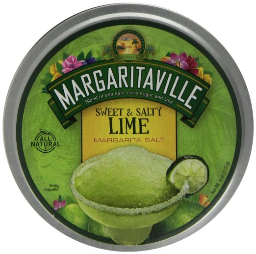 Margaritaville Sweet & Salty Lime Margarita Salt, 4-ounce Container