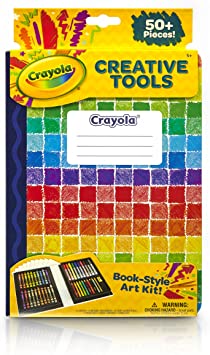 Crayola Creative Tools Art Set, School Supplies, Gift, Over 50 Pieces, (Model: 04-6828)