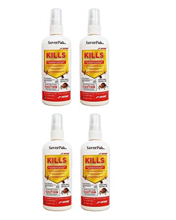 $averPak 4 Pack – 4 Six Ounce Bottles of JT Eaton Kills Bedbugs, Ticks & Mosquitoes Permethrin Clothing & Gear Treatment Pump Spray